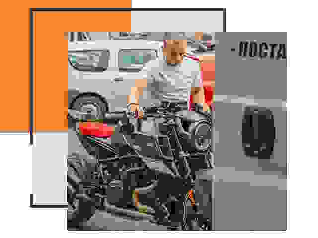 Перевозка мотоцикла по России - Услуги Перевозка-Кна
